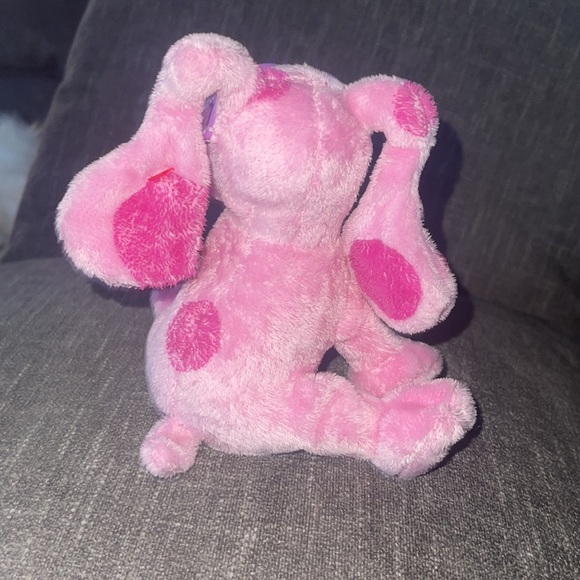 TY Magenta Blues Clues pink DOG Beanie Babies plush stuffed Animal NWT - Picture 4 of 10